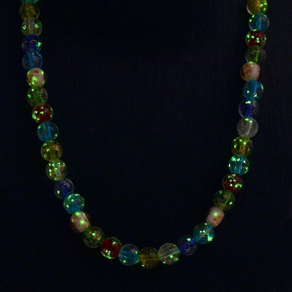 Mehrfarbige Halskette im Murano-Stil, 50+5cm image number 3