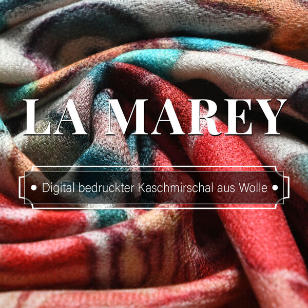 LA MAREY Schal aus 100% Premium-Kaschmir mit Digitaldruck, 70x200 cm, mehrfarbig image number 4