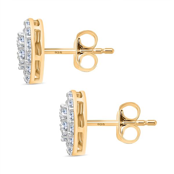 LUXURIANT SGL zertifizierte SI-GH Labor Diamant Ohrstecker - 1 ct. image number 2