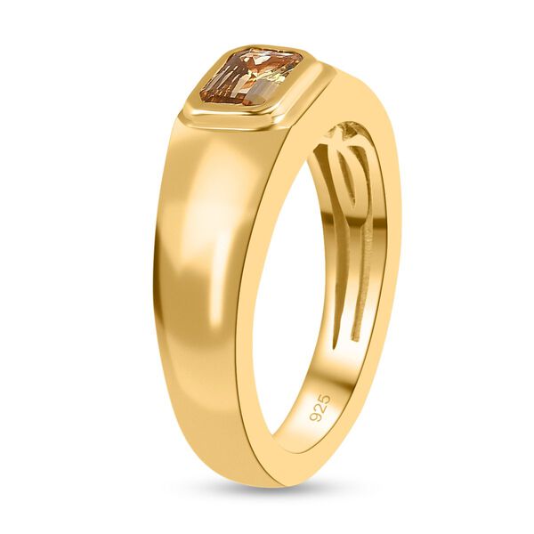 Nat&uuml;rlicher, goldener Tansanit-Ring - 0,51 ct. image number 5