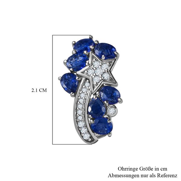 GP Celestial Dream Kollektion- Masoala Saphir, Zirkon und Saphir Ohrringe- 4,65 ct. image number 5