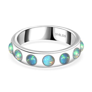 Nat&uuml;rlicher, &auml;thiopischer Welo Opal-Ring - 0,60 ct.