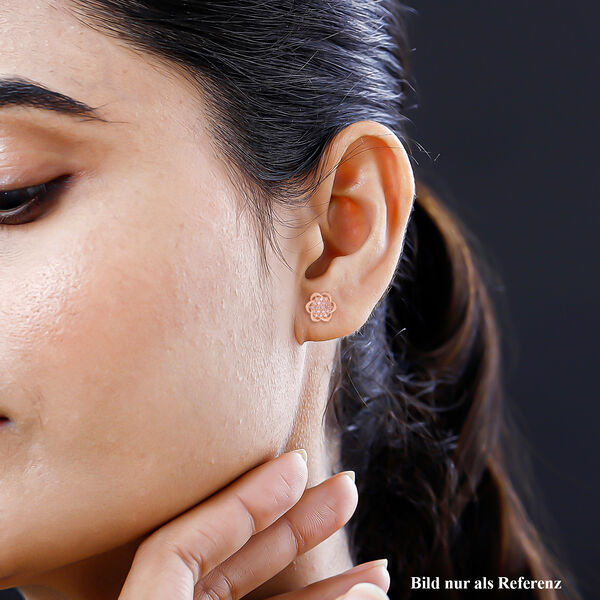 Nat&uuml;rliche rosa Diamant-Ohrringe - 0,25 ct. image number 3