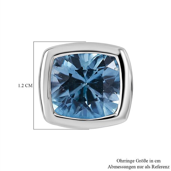AA blaue Zirkon-Ohrringe - 1,83 ct. image number 4