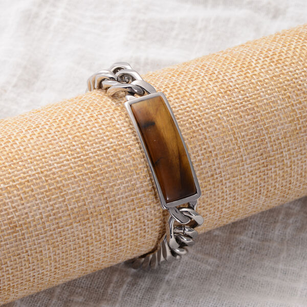 Gelbes Tigerauge-Armband, 20 cm - 40 ct. image number 2