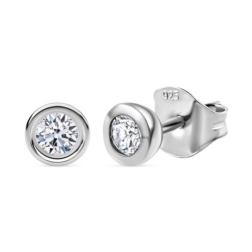 LUXURIANT DIAMOND- SI-GH Labor Diamant Ohrringe, 925 Silber rhodiniert - 0,25 ct. image number 0