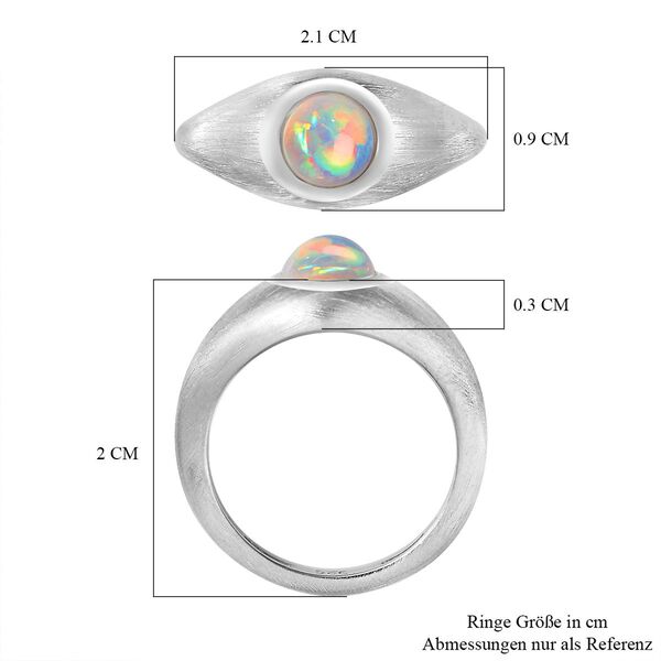Natürlicher, äthiopischer Welo Opal-Ring - 0,49 ct. image number 7