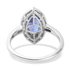 RHAPSODY AAAA Tansanit und Diamant VS E-F Ring 950 Platin  ca. 2,43 ct image number 4