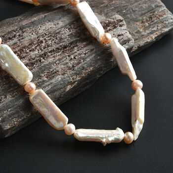 AA S&uuml;&szlig;wasser Perle Halskette, 45+5cm