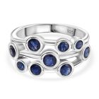 Masoala Saphir (Fissure gefüllt) Ring 925 Silber rhodiniert (Größe 18.00) ca. 2.55 ct