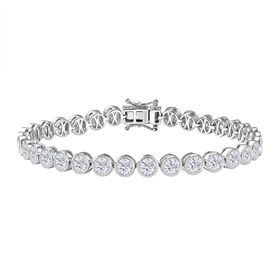 D'Joy Moissanit 20cm Armband - 10,82 ct.