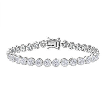 D'Joy Moissanit 20cm Armband - 10,82 ct.