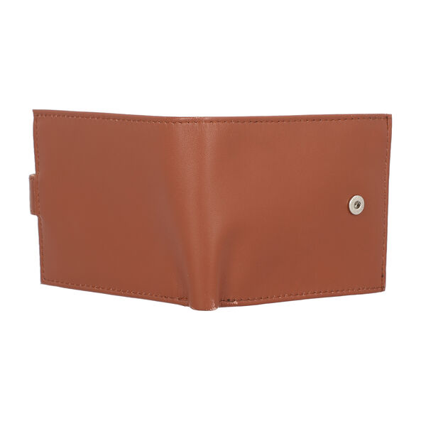 Geldbörse aus echtem Leder mit RFID Schutz, Druckknopf image number 6