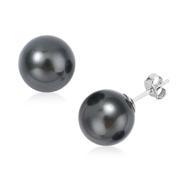 2er-Set- Tahiti Muschelkernperlen 50cm Halskette und Ohrstecker - 223,50 ct. image number 5