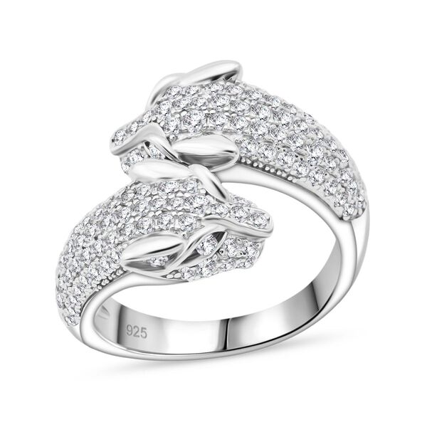 LUSTRO STELLA weißer Zirkonia Ring image number 3