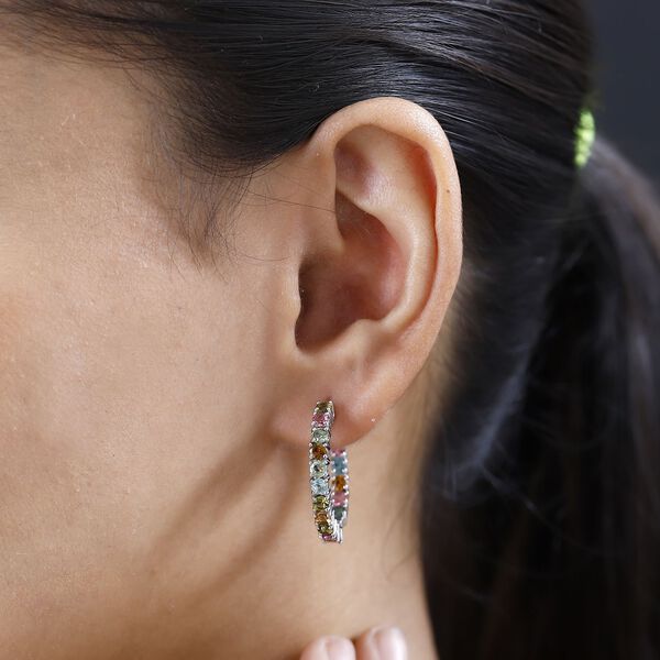 Mehrfach-Turmalin-Ohrringe - 4,36 ct. image number 3