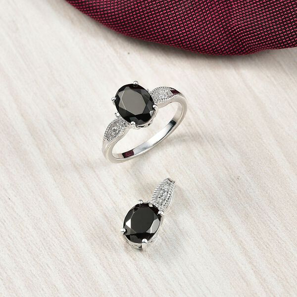 D'Joy 2er-Set Elite Shungit und Zirkon Schmuckset - 1,82 ct. image number 2