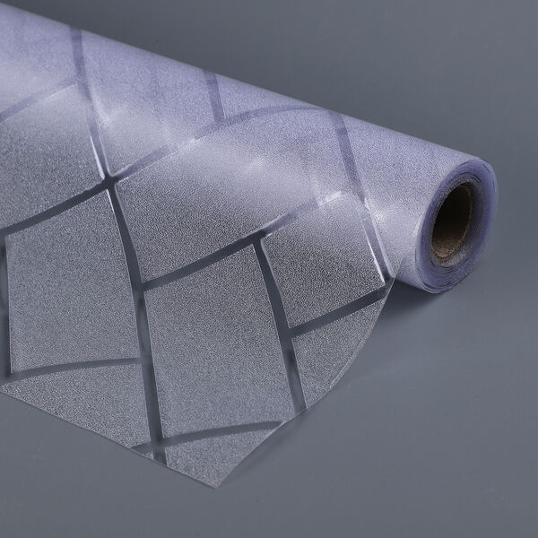 Privacy Fensterfolie, statisch haftend, 90x185 cm, Gitter image number 3