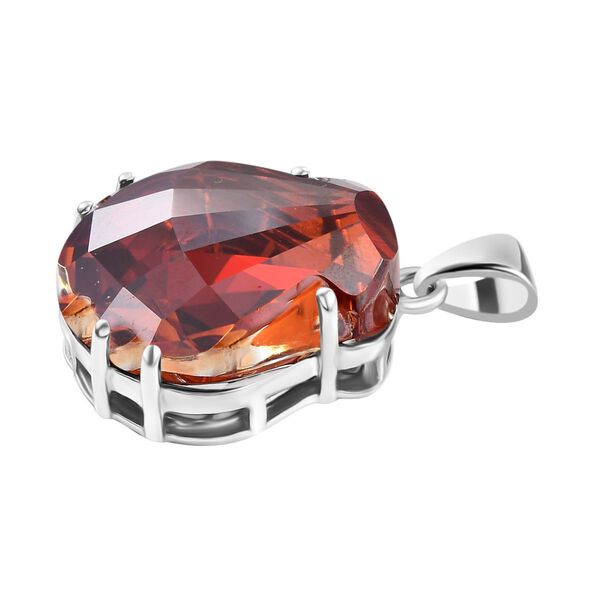 J Francis gefertigt mit SWAROVSKI- Roter Magma Swarovski Kristall Anhänger image number 4