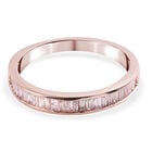 Natürlicher, rosa Diamant-Ring, I2-I3, 375 roségold  ca. 0,33 ct image number 0