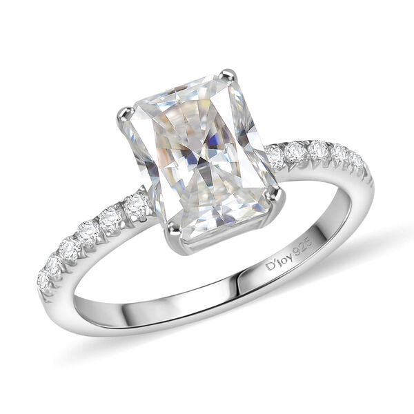 D joy Moissanit Ring 925 Silber rhodiniert (Größe 18.00) ca. 2.67 ct image number 3
