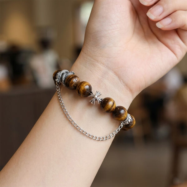 Gold Sandstein  flexibles Armband - 174,15 ct. image number 3