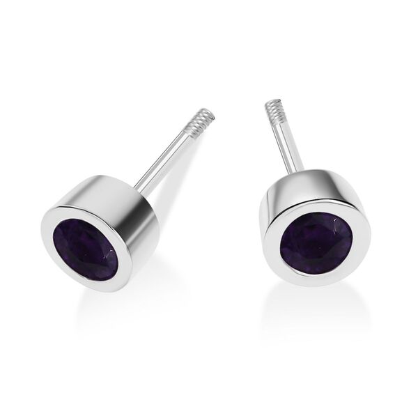 Afrikanische Amethyst Ohrringe, 925 Silber rhodiniert - 0,49 ct. image number 6