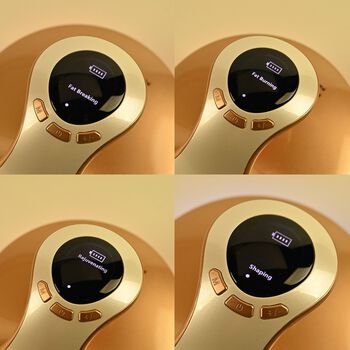 BEAULUXE - Ultraschall-Kavitations-Massager zur K&ouml;rperformung, Wei&szlig;gold