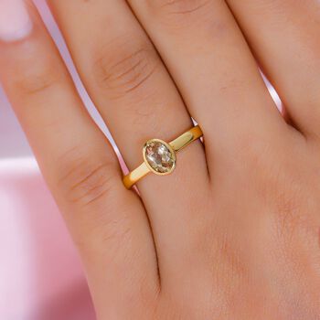 AA Ceylon kaiserlicher Granat-Ring - 0,97 ct.