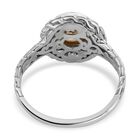 Royal Bali - Citrin Ring, 925 Silber, (Größe 18.00) ca. 2.56 ct image number 4
