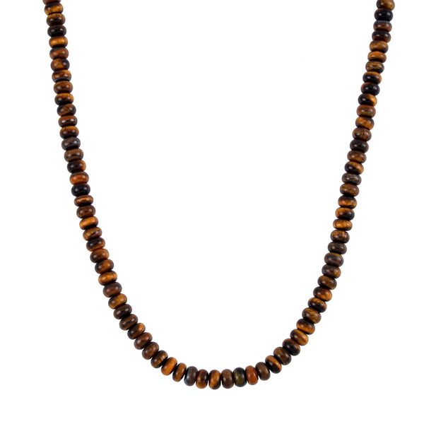 Gelbe Tigerauge Halskette, 45+5cm - 200 ct.