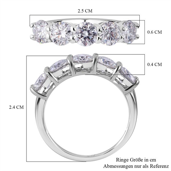 Moissanit Ring, ca. 2.23 ct image number 4