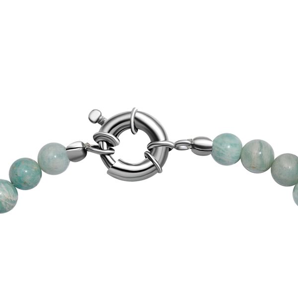 Amazonit Armband ca. 19 cm Messing rhodiniert ca. 80.00 ct image number 4