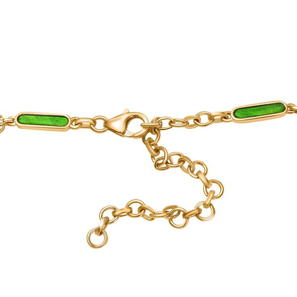 AA Nat&uuml;rliche, &auml;thiopische Welo Opal-Halskette, 45 cm - 5,10 ct. image number 4