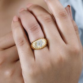 GP Celestial Dream Kollektion- Diamant und blauer Saphir-Ring - 0,12 ct.