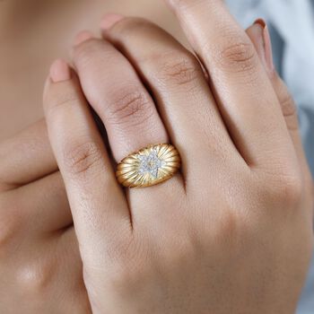 GP Celestial Dream Kollektion- Diamant und blauer Saphir-Ring - 0,12 ct.