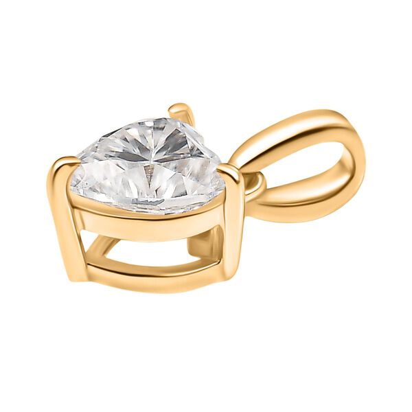 D&rsquo;Joy Moissanit Schmuckset, 925 Silber 750 Gelbgold Vermeil - 1,46 ct. image number 6