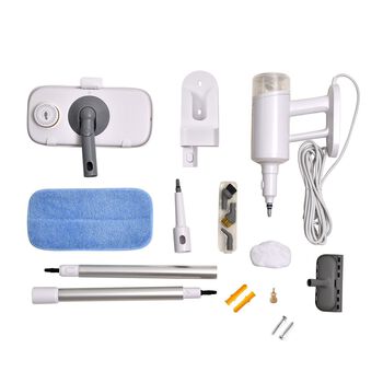 HOMESMART multifunktioneller Dampfreiniger, 1500W, Wei&szlig;