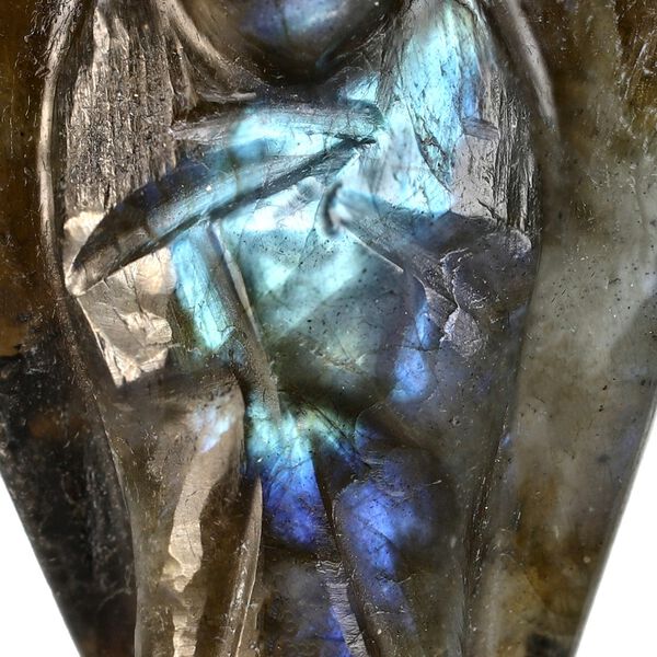 The 5th Season - Engelsfigur aus echtem Edelstein in Geschenkverpackung, Labradorit image number 5