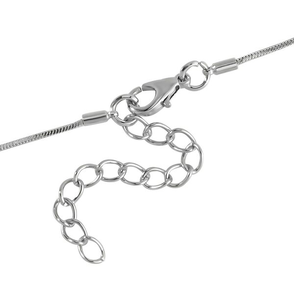 Mehrfarbiger Kristall Halskette ca. 70 cm  emailliert image number 6