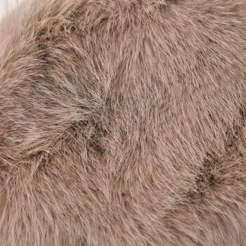 Hut aus Kunstfell, Grau