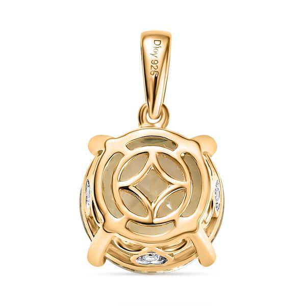 D’Joy AA Prasiolith und Zirkon Anhänger - 6,16 ct. image number 4