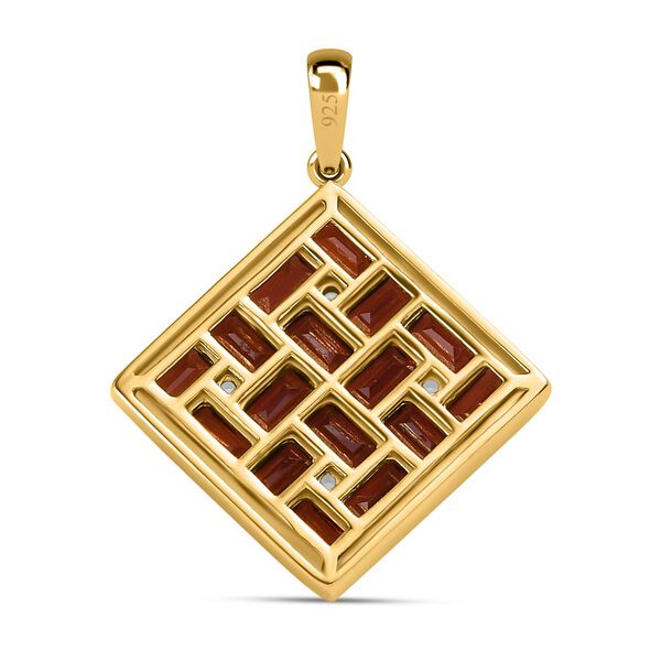 Natürlicher Mosambik Granat und Zirkon-Anhänger - 5,85 ct. image number 5