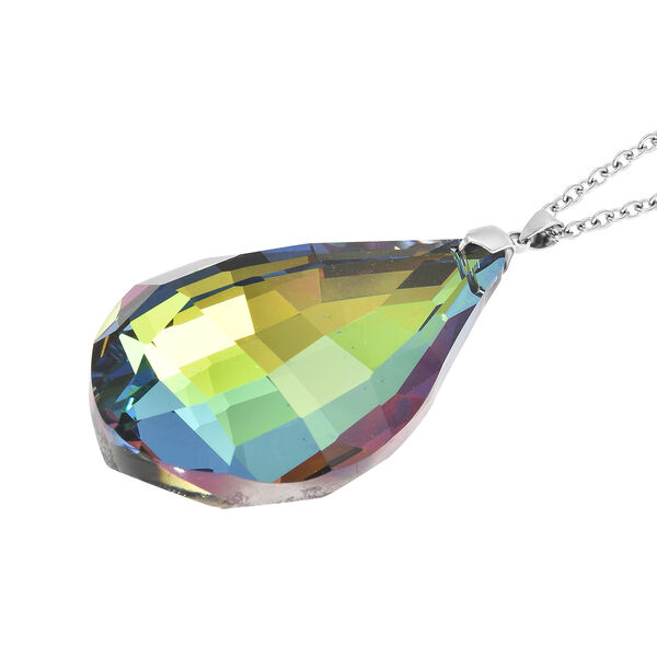 Mehrfarbiger Kristall-Anhänger mit 60 cm Kette - 86 ct. image number 4