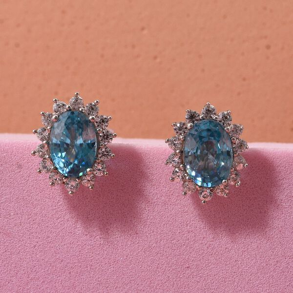 D'Joy AA blauer und weißer Zirkon Ring - 3,10 ct. image number 1