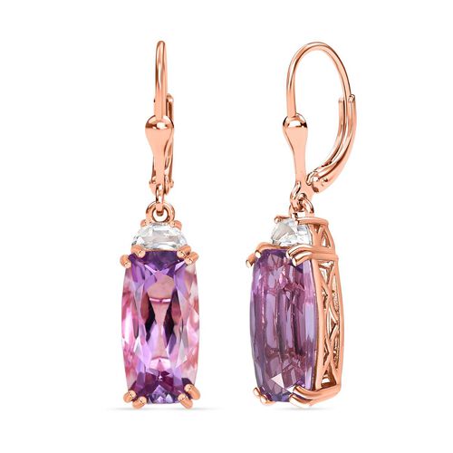 AA Rose De France Amethyst und Topas Ohrringe - 9 ct. image number 0