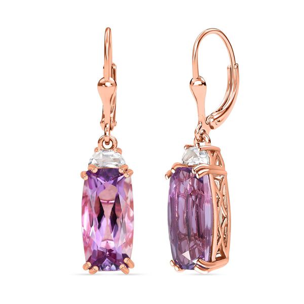 AA Rose De France Amethyst und Topas Ohrringe - 9 ct. image number 0