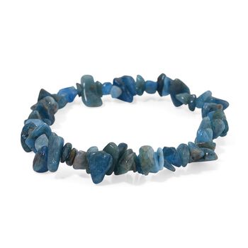 Neon Apatit Armband, flexibel, ca. 85.00 ct