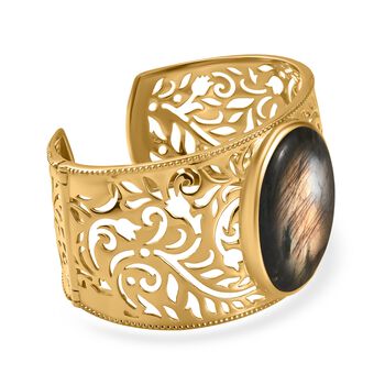 Labradorit Armreif, 18,5 cm - 70 ct.