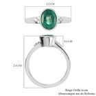 RHAPSODY AAAA sambischer Smaragd und Diamant-Ring, VS E-F, 950 Platin  ca. 1,84 ct image number 6